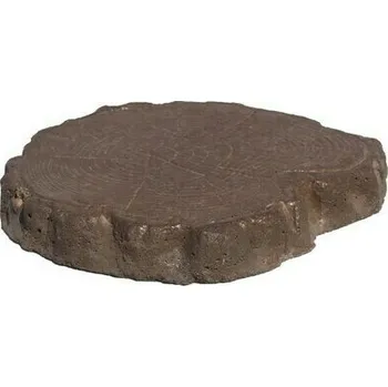 Venkovní dlažba Dlažba betonová Presbeton BARK letokruh 3 reliéfní hnědá 270×300×45 mm