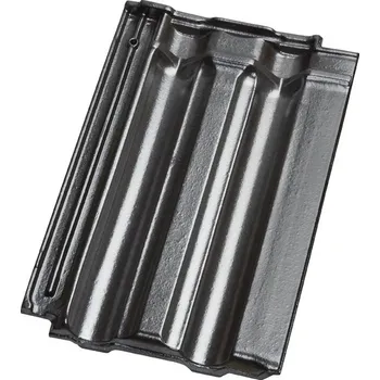 pálená krytina TONDACH Taška střešní Tondach Traditon 11 glazura břidlicově černá