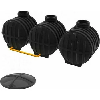 nádrž Nádrž na dešťovou vodu Plastsvar SMART 15 000 l (sestava 3×5 000 l)