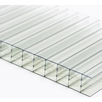 Průsvitná krytina Deska polykarbonátová dutinková MULTICLEAR 16 STRONG 6 WALL SC 2UV green 2100×7000 mm