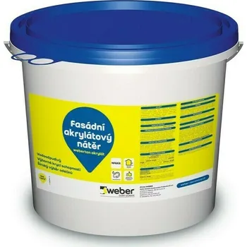 Fasádní barva Barva fasádní weberton akrylát HN3B 5 kg