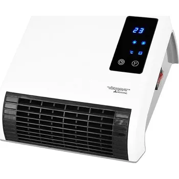 Teplovzdušný ventilátor Voltomat HEATING Teplovzdušný ventilátor koupelnový, 2000 W, bílo-černý BH-117327.1