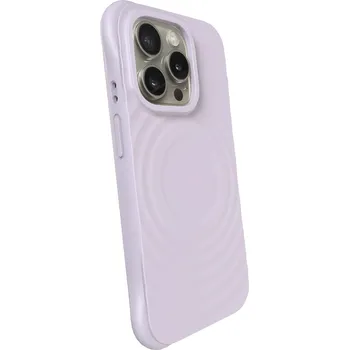 Pouzdro na mobilní telefon Picasee Shock-proof case MagSafe na Apple iPhone 15 Pro - Vlastní gravírování - Fialová