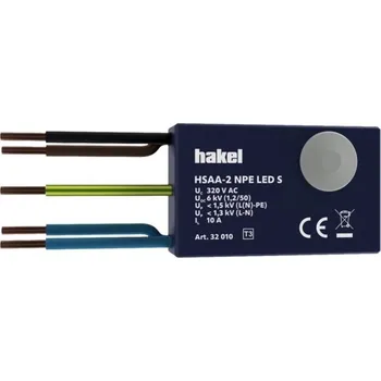 modulární přístroj a rozvaděč Svodič přepětí T3 Hakel HSAA-2 NPE LED S