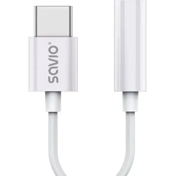 Datové redukce USB‑C na 3,5 mm jack audio adaptér s DAC SAVIO