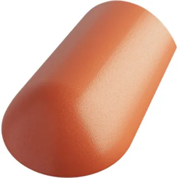 Hřebenáč koncový Betonpres Exclusiv cihlově červená