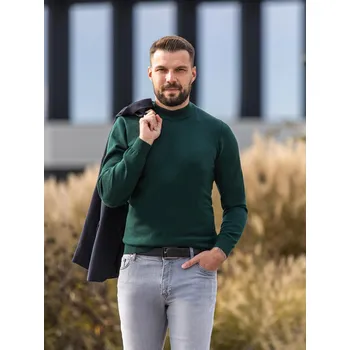 Pánský svetr FERATT Pánský svetr DANTE tmavě zelený Velikost: XL