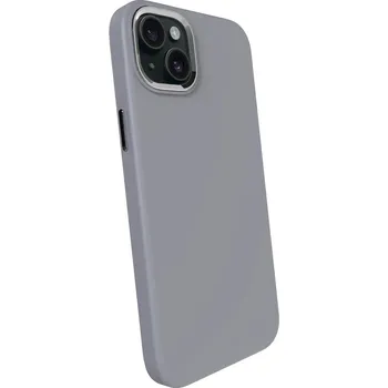 Pouzdro na mobilní telefon Picasee Premium case MagSafe na Apple iPhone 15 Plus - Vlastní gravírování - Šedá