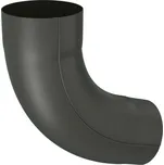 Koleno jednodílné DEKRAIN ROBUST 100 RAL 9005 černá