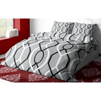 Povlečení Aaryan´s Flanelové povlečení GOYA ŠEDÉ 140 x 200 70 x 90