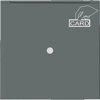 Stavebniny Kryt spínač kartový s průzorem ABB Neo grafitová