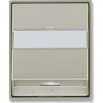 vypínač Kryt zásuvka ISDN jednonásobná ABB Time starostříbrná