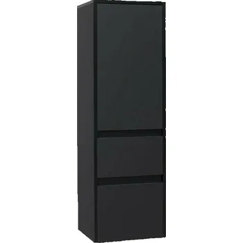 Koupelnový nábytek Skříňka vysoká pravá EBS Duomo 401×1 247×360 mm černá mat DUOMOV40CP