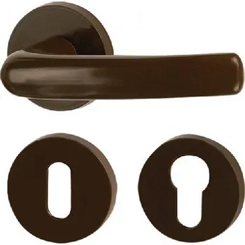 Dveřní kování dveřní kování HOLAR klasik rozeta OK+FAB hněd.K05