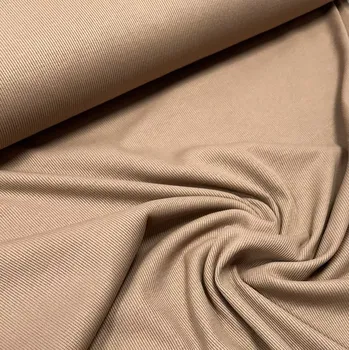 Náplet žebrovaný, Béžová TMAVÁ Premium (E) (Žebrovaný náplet)