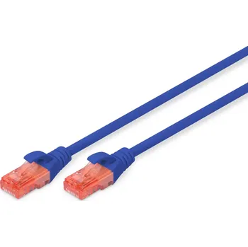 Síťový kabel Digitus DK-1612-030/B Ecoline Patch, UTP, CAT 6e, AWG 26/7, 3m, modrý