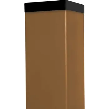 Plot Sloupek poplastovaný DŘEVOplus pískový 60×60 mm 1 m řez