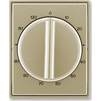 vypínač a zásuvka Kryt ovládač časovací otočný ABB Time šampaňská