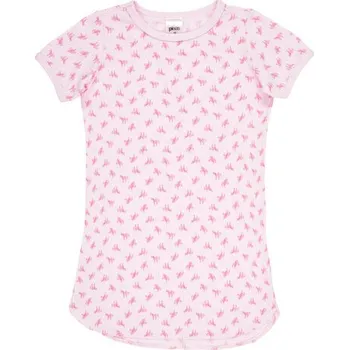 Dívčí noční košile Pleas Dívčí noční košile s krátkým rukávem světle růžová 128 (168792-504-128)
