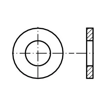podložka Podložka pro šr. s válc. hlavou dle čsn 1703 p10.5 nerez A4