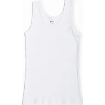 Pleas Dětské bavlněné tílko bílá 092 (081021-100-092)