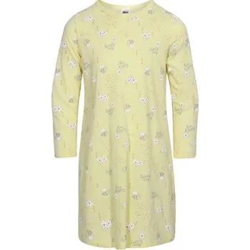 Dívčí noční košile Pleas Dívčí noční košile světle žlutá 104 (181275-607-104)