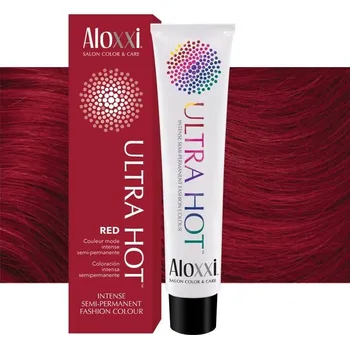 Barva na vlasy ALOXXI® ULTRA HOT™ Červená barva semi-permanentní 125ml