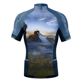 Pánské tričko Crazy běžecké tričko Flash - pánské - motiv hory Velikost: S