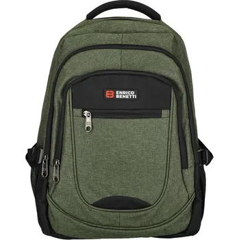 Školní batoh Enrico Benetti Hamburg Notebook Backpack 35,5 l Olive