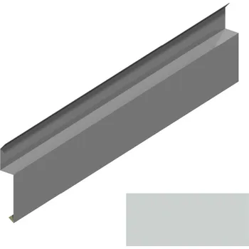 Střešní lemovaní Dilatační lišta RS138A-90 SP 25 RAL 9006 stříbrná