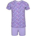 Pleas Dětské krátké pyžamo lila 128 (181277-820-128)