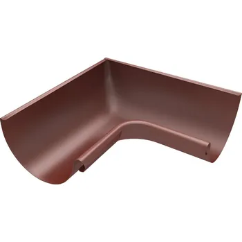 okap Roh žlabu lisovaný vnitřní DEKRAIN ROBUST 280 RAL 3009 ocelově červená