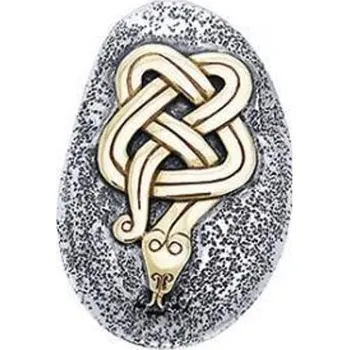 Přívěsek Stříbrný přívěsek s pozlaceným keltským hadem