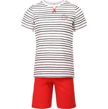 Chlapecké pyžamo Pleas Dětské krátké pyžamo bílá 128 (179754-100-128)