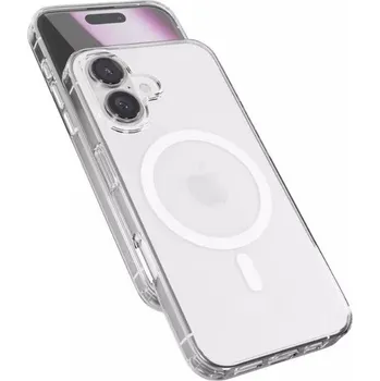 MagSafe silikonový kryt pro iPhone 16 Plus - Průhledný