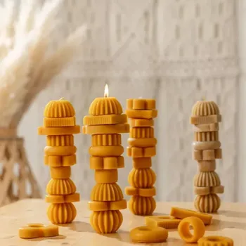 Svíčka Tvoje svíčka Včelí svíce Totem 22 cm