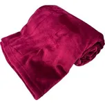 HOME ELEMENTS Mikroflanelová deka 150 x 200 cm, 220 GSM, Červená