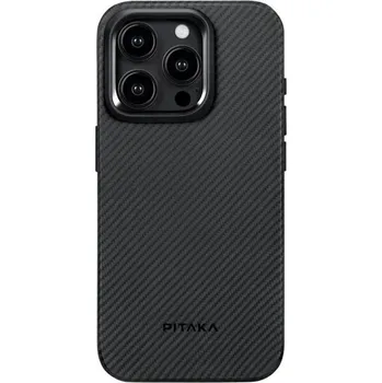 Pouzdro na mobilní telefon Pitaka MagEZ 4 D600 pro Apple iPhone 15 Pro Max černé/šedé