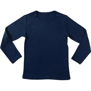 Pleas Chlapecké tričko s dlouhým rukávem noční modř 140 (147336-804-140)
