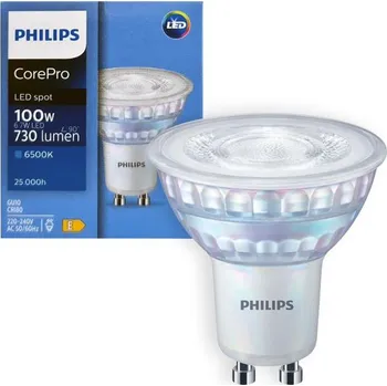 Žárovka Philips CorePro LEDspot GU10 6,7W 230V 730lm 6500K