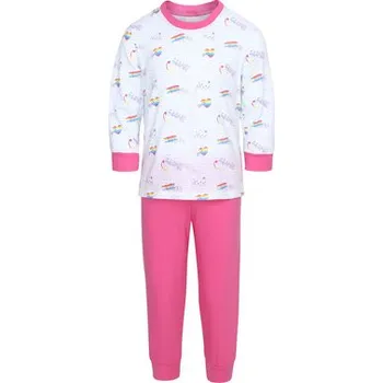 Chlapecké pyžamo Pleas Dětské dlouhé pyžamo bílá 092 (181279-100-092)