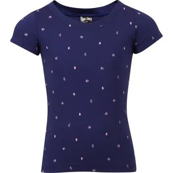 Dívčí tričko Pleas Dětské tričko s krátkým rukávem modrá 104 (180138-800-104)