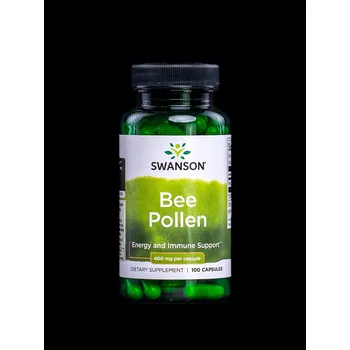 Swanson Bee Pollen (včelí pyl) 400 mg 100 kapslí