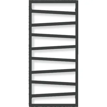 Radiátor Terma Zigzag 1070x500 vodní radiátor Metallic Black ZX