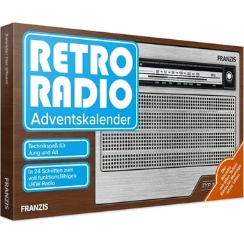 ostatní stavebnice Franzis Verlag 67106 Retro rádio adventní kalendář