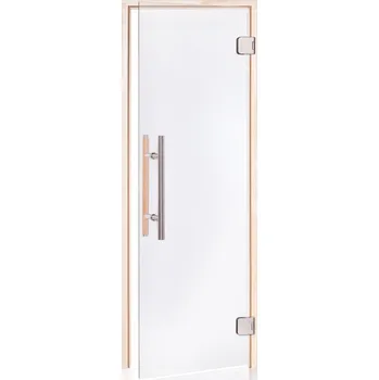 Andres dveře do sauny Premium čiré matné 7x19 osika