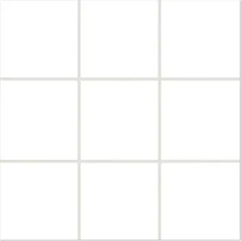Dlažba Jednobarevná dlažba Color 2 bílá lesklá 9,8x9,8 cm