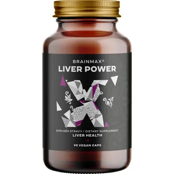 Přírodní produkt BrainMax Liver Power 90 cps.