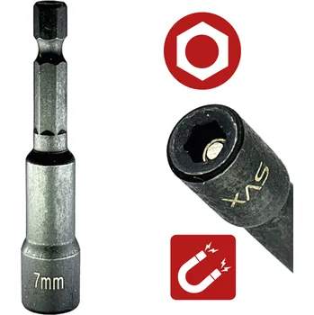 Gola sada SVXtools Gola hlava magnetická 7x65 mm 7x65