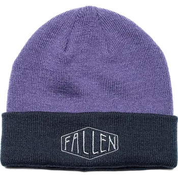 Čepice FALLEN kulich - Tradition Beanie Purple Dark Gray (PURPLE DARK GRAY)